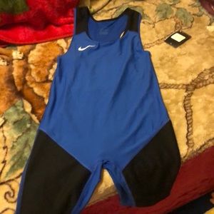 NIKE weightlifting suit -Small $110- ROYAL BLUE
